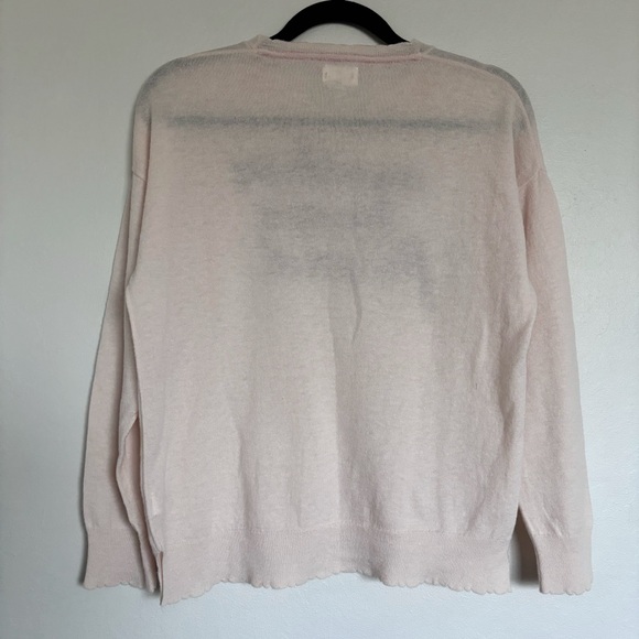 Sundry Wool & Cashmere Mother Lover Friend Sweater Size 1/Small Embroidered - Picture 9 of 14